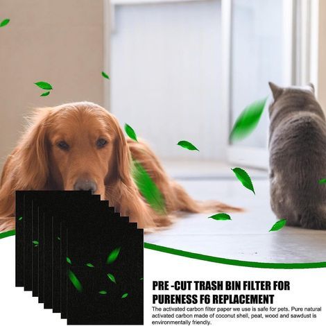 Beliebter Ersatzfilter F6 mit Aktivkohle, geruchsneutralisierender Behälterfilter, geruchsabsorbierender Aktivkohlefilter (1/5)