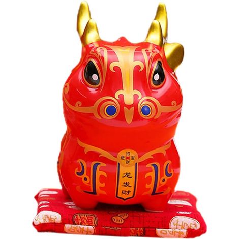 Tirelire Dragon Tirelire Compacte pour Cadeau Invité Accessoire Photo Design Festive (1/5)