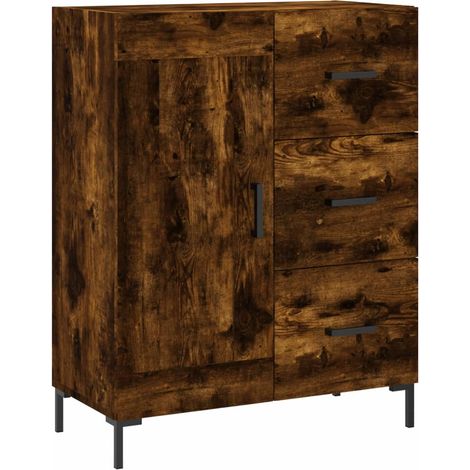 Credenza cassettiera cassettiera mobile contenitore organizer cucina soggiorno soggiorno 69,5 x 34 x 90 cm derivati del legno marrone 020031052