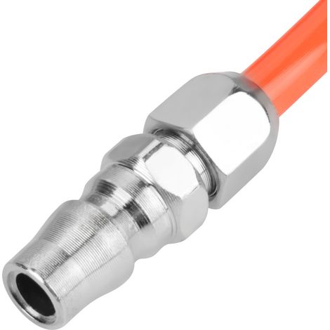 Flexibler PU-Rücklaufschlauch (8 mm x 5 mm) mit Anschlüssen für Luftkompressoren und Pumpen, 9 m, rot (1/5)