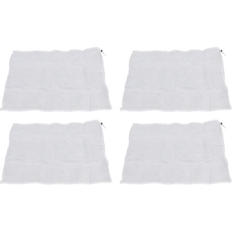 Filet de Protection pour plantes de jardin et fruits, sac en maille, couverture de Protection pour tomates, barrière pour myrtilles avec cordon de serrage, 4 pièces, 0.8x0.8m (1/5)