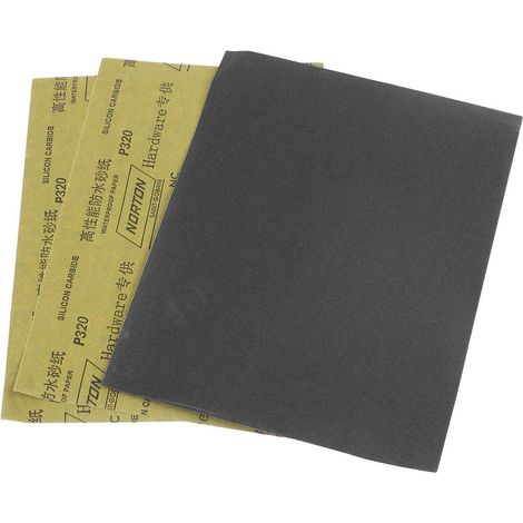 3 PC manuels Siliziumkarbid-wasserdichtes Schleifpapier P320 (cc5ed88e859dd837a0619d1b274ed467)
