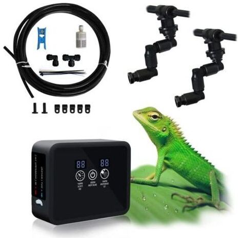 Système de brumisation intelligent pour reptiles, système de brumisation automatique pour terrarium, système de brumisation pour forêt tropicale, système d'arrosage pour plantes d'inté (1/4)