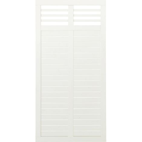 Plus Zaun Decora 90 x 180 cm RAL 9010 Weiß