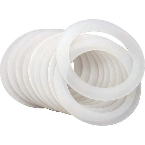 Lot de 20 joints de rechange en silicone pour bocaux, joints d'étanchéité en caoutchouc, anneaux de joint en silicone hermétiques-70MM