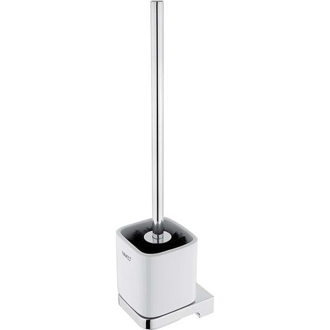 Nimco Maya - WC-Bürste mit Halter, Keramik weiß/verchromt MA 29094KN-26