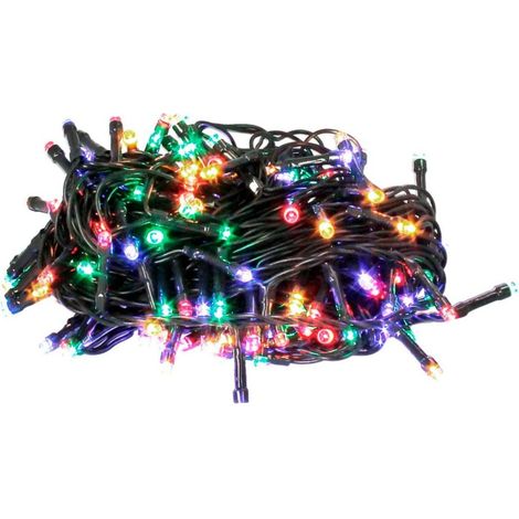Guirnalda con 8 modos de 200 LEDs (15m) RGB 230V IP44