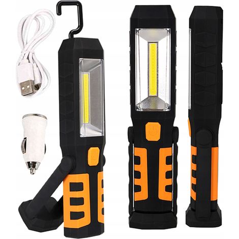 Linterna de taller LED COB 3 en 1 para coche, con batería (1/5)