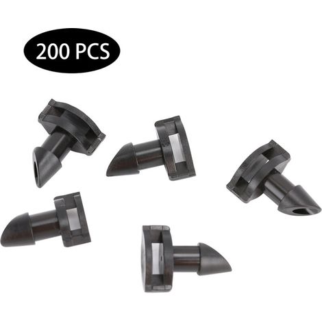 200 pezzi Ugello nebulizzatore a rifrazione a 360 gradi per irrigazione, micro-spruzzatore per giardino -Crezuo