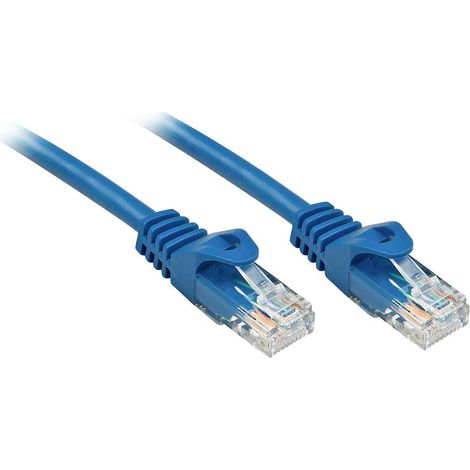 LINDY 48173 RJ45 Câble réseau, câble patch CAT 6 U/UTP 2.00 m bleu 1 pc(s) (1/4)