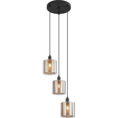 Suspension décorative 3xE14 23W IP20 – Cuivre (1/4)