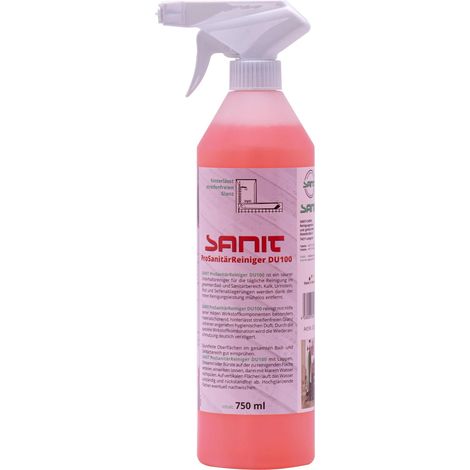 Limpiador sanitario profesional 750 ml, limpiador de sanitarios potente, limpiador antical (1/5)