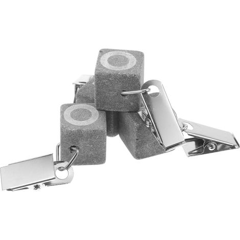 Lot de 4 pinces à nappe : Supports de nappe robustes pour décoration de table extérieure, gris, pour fêtes et réceptions (1/5)