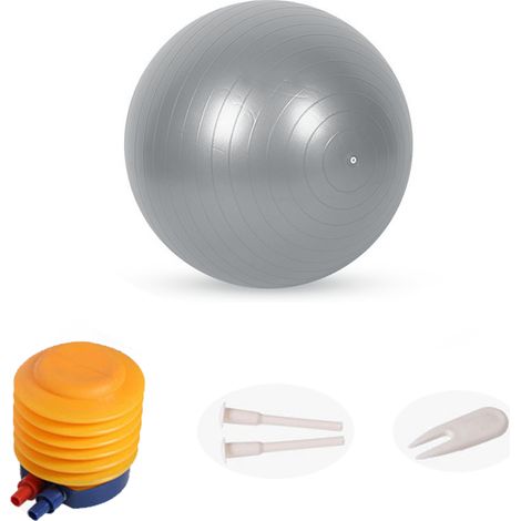 Ballon De Yoga - 75 Cm - Structure Alvéolaire Anti-Éclatement - Surface Antidérapante - Pour Pilates Yoga Grossesse Et Bureau - 1 Pièce