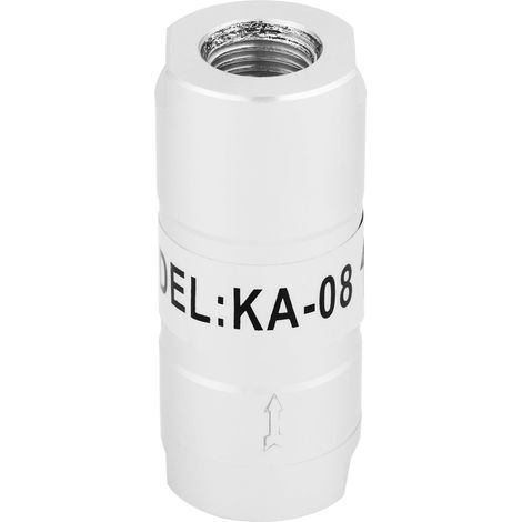 Clapet anti-retour pneumatique unidirectionnel G1/4" en alliage de zinc durable KA-08 (1/5)