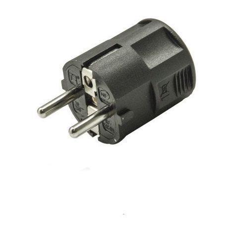 SANS MARQUE Fiche électrique mâle 2 pôles + terre, 16 A