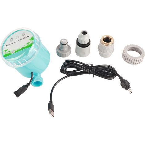 Minuteur d'Irrigation Connecté WiFi/Bluetooth, Programmable avec Télécommande et Alimentation USB (1/5)