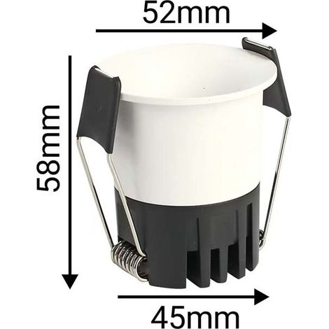 SOCA BLANC 6W 2700K 45MM ASLED SOCA7WBTC