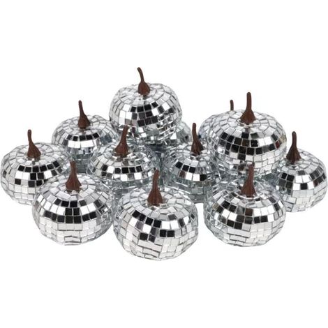 Citrouilles Artificielles 12 Pièces Déco Disco d'automne Centre De Table De Fête pour Maison et Appartement, Chambre, Bureau, Bibliothèque, Table à Manger, Manteau de Cheminée (1/5)