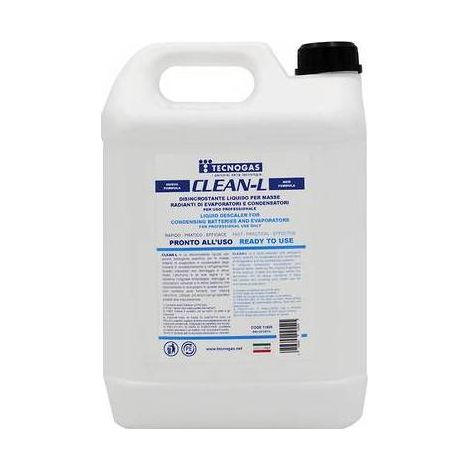 LIQUIDO DETERGENTE PER UNITA' INTERNA-ESTERNA Misura: 5 Lt