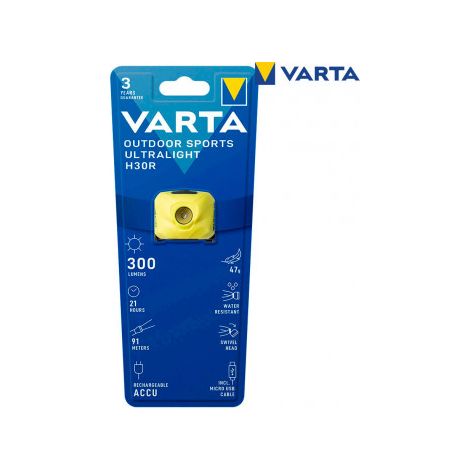 Varta Outdoor Sports Ultralight H30R Linterna Frontal Portátil Lima
