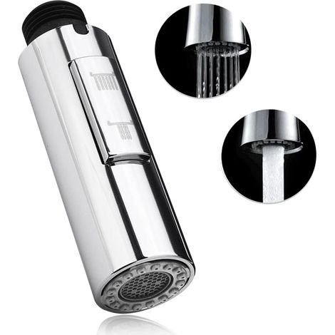 Küchenarmatur mit 2 Modi, zwei Modelle, Gewindedurchmesser 20 MM/G 1/2, Küchenspülenbrause, Küchenspülenarmaturkopf, Ersatz für ausziehbare Waschtischarmatur