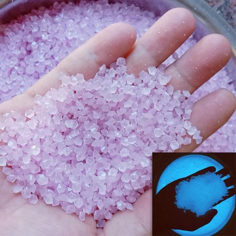 4000 galets lumineux phosphorescents pour la décoration, la maison, le jardin, les allées extérieures, la pelouse, l'aquarium, 3-5 mm (1/5)