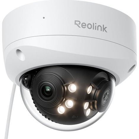 REOLINK DUO Series P757 Cámara domo de seguridad para exteriores con doble lente PoE de 16MP IP67 IK10 (1/3)