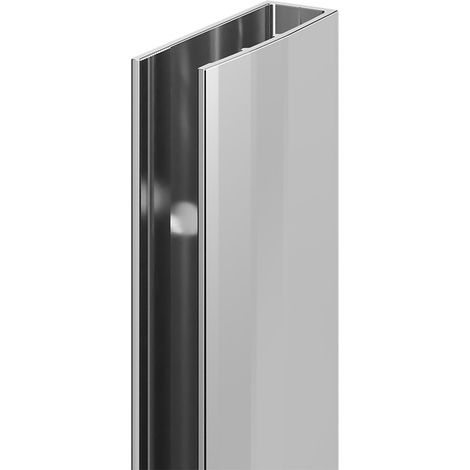 Wholesale Domestic Pacco 8mm Polished Chrome 1850mm Wall Channel with Fixing Kit