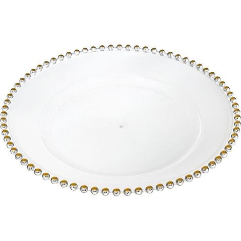 Plat de Présentation "Sabah" 31cm Transparent (1/4)