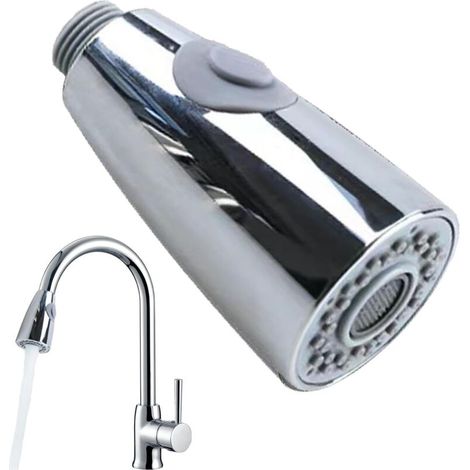 Douchette extractible pour robinet, remplacement de douchette extractible pour robinet - Remplacement de douchette pour robinet de cuisine - Pièces détachées pour robinet d'évier simple (1/4)