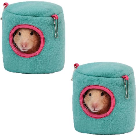 Nid Pour Hamster - Maison Douce En Peluche - Abri Chaud Pour Rongeurs - Décoration Cage Animaux - 1 Pièce (1/5)