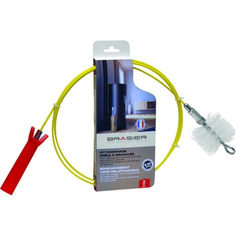Schornsteinfegerset ISOTIP - Special pellets - Flexibel Nylonbürste Ø80 mm - 001817