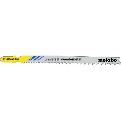 Metabo - Set di lame per sega, lunghezza 106 mm, 5 pezzi 623677000