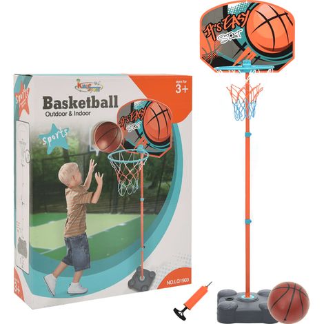 FIMEI Ensemble de jeu de basket-ball portable réglable 109-141 cm (1/5)