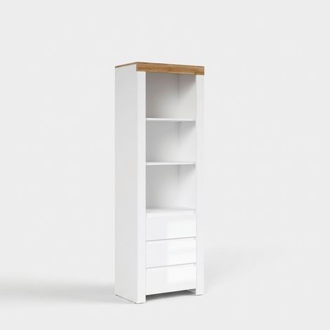 Mueble librería con 3 cajones y estantes Holten (1/5)