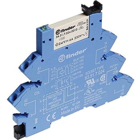 Finder 38.61.3.240.0060 relé domótico 1W 6A 230-240V