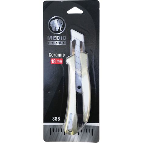 Medid coltello cutter taglierino professionale 18mm lama in ceramica