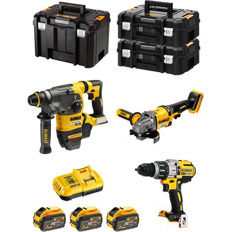 DeWALT Kit FVK381X3HD-QW 54V/18V (DCH333 + DCD996 + DCG418 + 3 x 9,0 Ah + DCB118 + 2 x TSTAK II + TSTAK VI) (1/5)