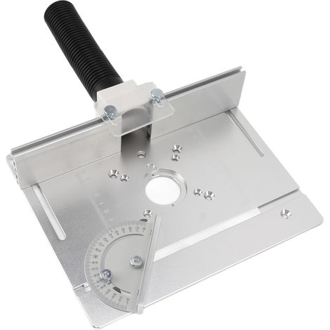 Fräsplatte aus Aluminium für Werkbänke, Fräsplatte für Holzbearbeitungswerkzeuge, verstellbare Fräs- und Schneidemaschine (1/5)