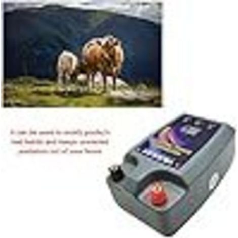 10 KM Clôture électrique pour bétail, ELectrificateur De ClôTure Electrique Haute Puissance, ClôTure éLectrique Pour Animaux Pasteur Élevage d'animaux Clôtures électriques pour moutons, chevaux (1/4)