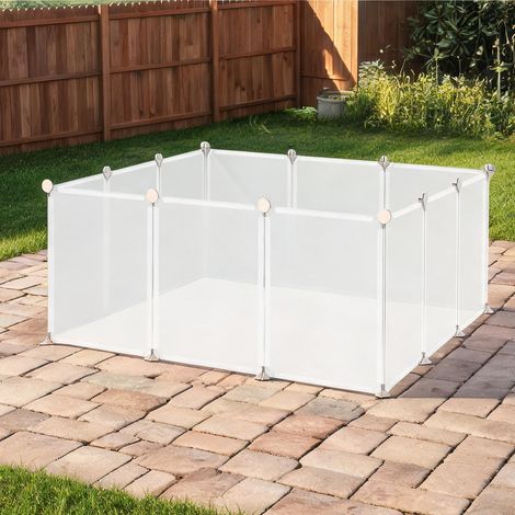 Cage pour rongeur weiß en metall PP-Harz 105 x 105 x 45 cm (1/5)