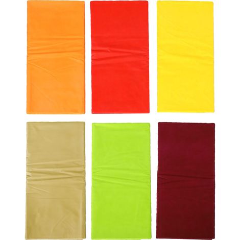Lot de 12 nappes en plastique jetables rectangulaires pour la décoration de table automnale (Thanksgiving) (1/5)