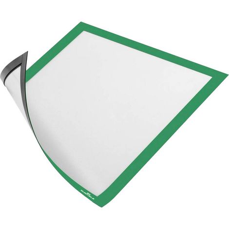 Durable 486905 DURAFRAME® Magnetic Telaio magnetico DIN A4 Verde (L x A) 236 mm x 323 mm 5 pz.