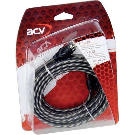 ACV 30.4970-300 Cavo RCA 3 m [2x Spina RCA - 2x Spina RCA]