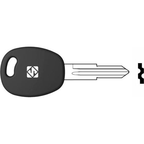 LLAVE PARA VEHÍCULOS 'TRANSPONDER' VACÍA DWO4CTE -