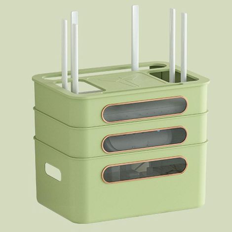 Routeur WiFi, support de stockage WiFi, étagère de routeur, étagère de modem WiFi étanche, gestion des câbles cachés, organisateur de routeur, boîte de rangement de routeur sans fil, boîte de rangemen (1/4)