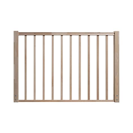 Ringhiera in legno di abete - Lunghezza 1,50 m - Struttura dotata di supporti metallici - Struttura tagliabile - MADEIRA-GC-S-150