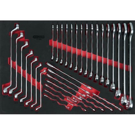 KS TOOLS Llave juego 35pzs. 1/1 Sistema incrustación - 711.3035 (1/2)