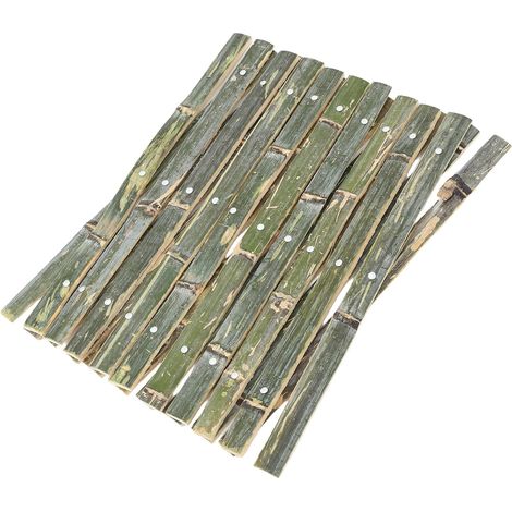 Clôture Bambou Extensible pour Jardin et Terrasse Treillis Rétractable Ajustable pour Support Plantes Barrière Décorative et Intimité Bambou Naturel Filet de Protection pour (1/5)